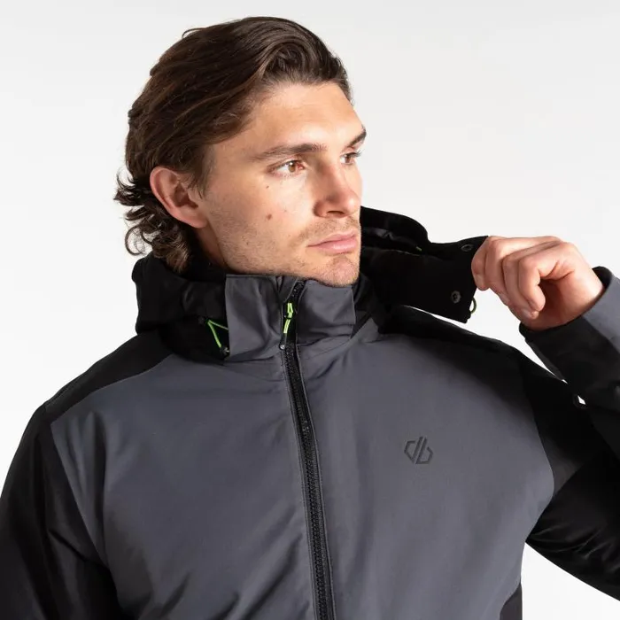 Dare 2b Ski Jackets Precision II Ski Jacket Black Grey 8211 Men