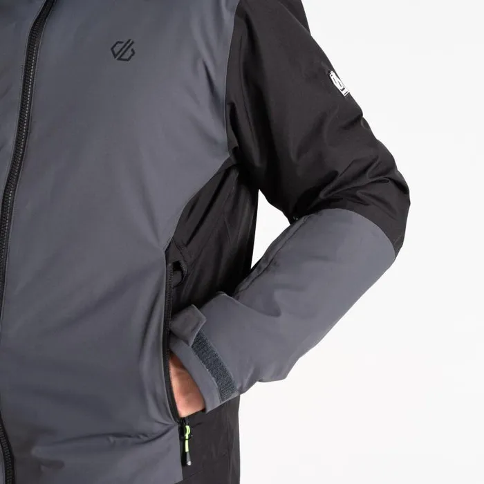 Dare 2b Ski Jackets Precision II Ski Jacket Black Grey 8211 Men
