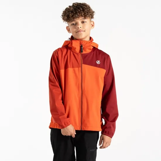 Dare 2b Softshell Jackets Cheer Softshell Jacket Cinnamon Tuscan Red 8211 Kids