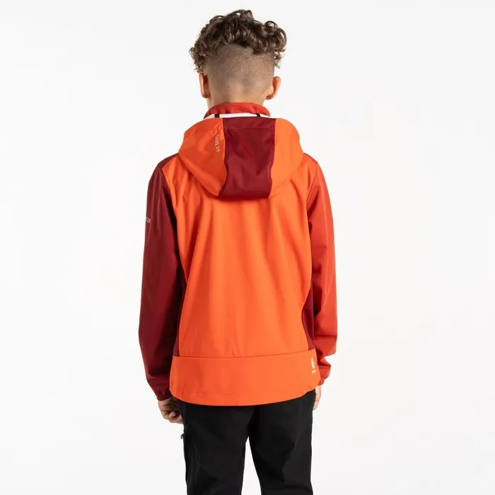 Dare 2b Softshell Jackets Cheer Softshell Jacket Cinnamon Tuscan Red 8211 Kids