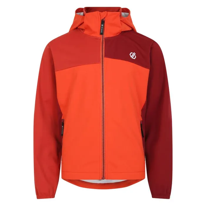 Dare 2b Softshell Jackets Cheer Softshell Jacket Cinnamon Tuscan Red 8211 Kids