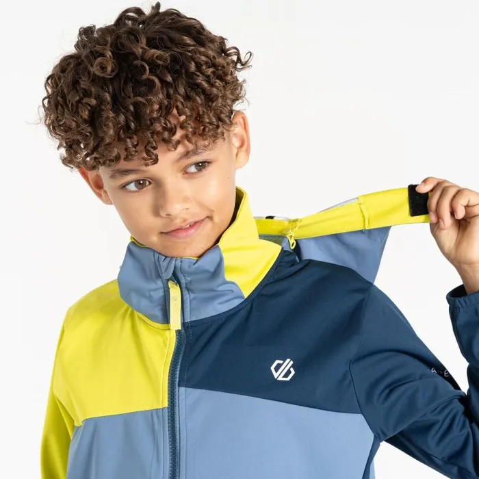 Dare 2b Softshell Jackets Cheer Softshell Jacket Coronet Blue Moonlight Denim 8211 Kids