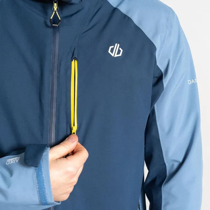 Dare 2b Waterproof Jackets Torrek Mountain Waterproof Jacket Moonlight Denim Blue 8211 Men