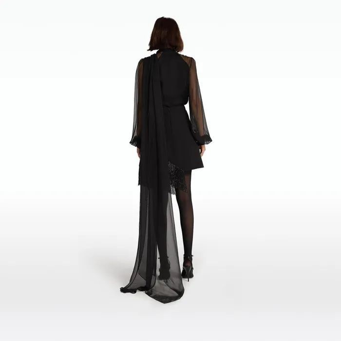 Delfinane Black Top Women Safiyaa Tops