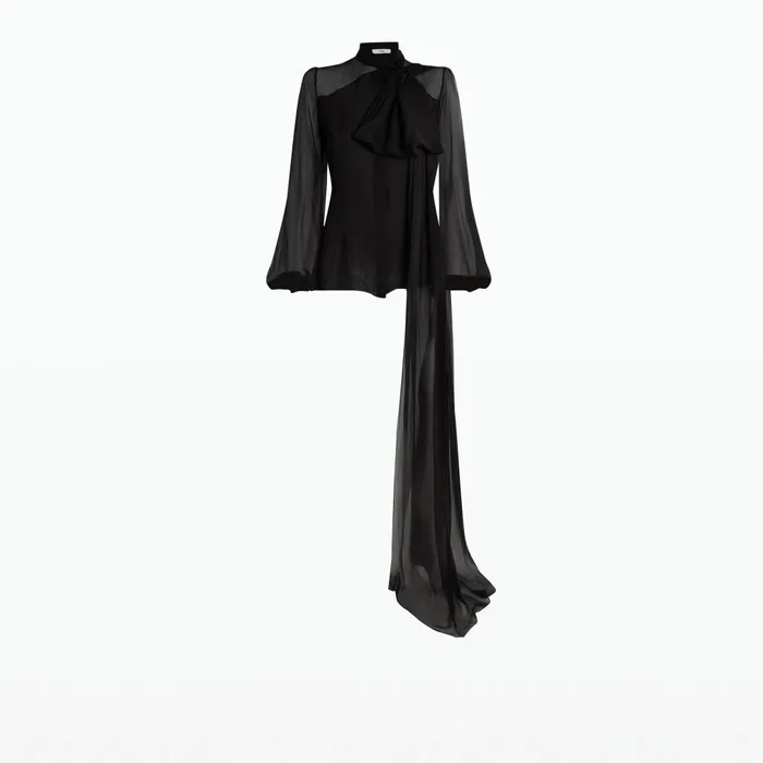 Delfinane Black Top Women Safiyaa Tops