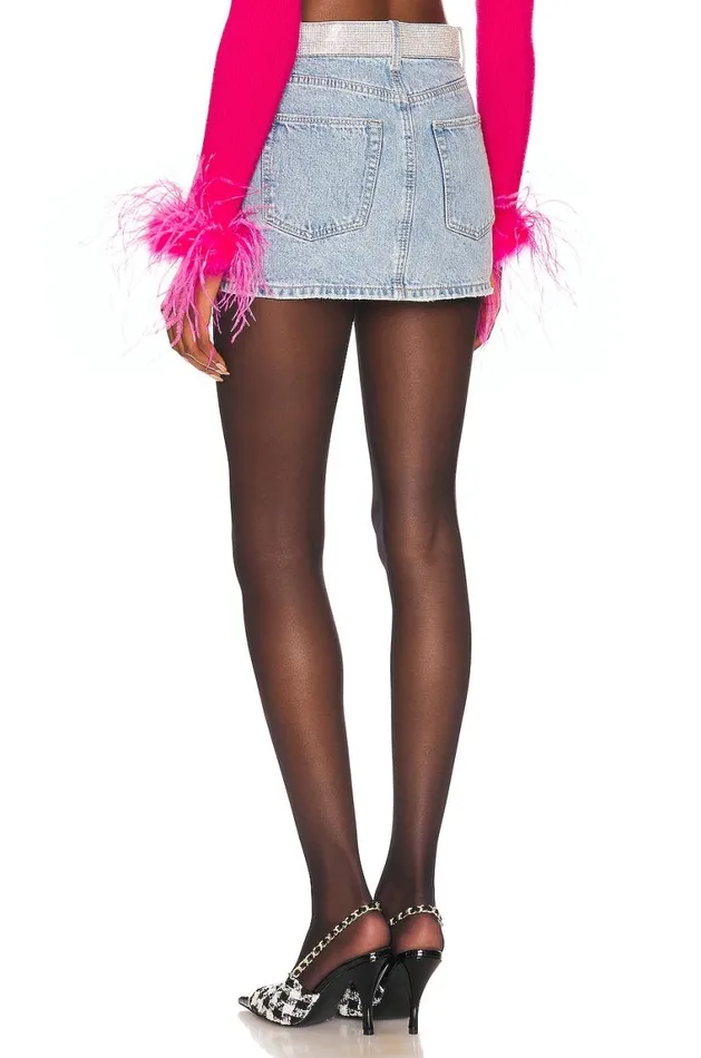 Denim Women Lovers and Friends Remy Micro Mini Skirt Chateau Embellish