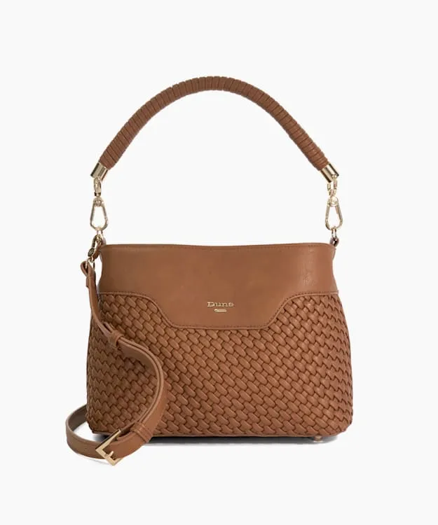 Dinidelphie Tan Top Handle Shoulder Bag Dune London Brown Women Dune London Handbags