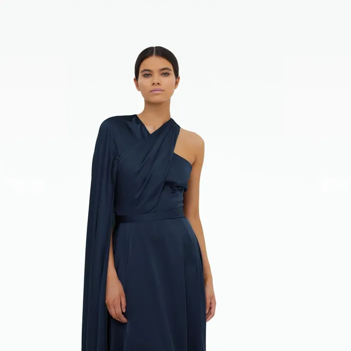 Drapina Sapphire Long Dress Women Safiyaa Dresses