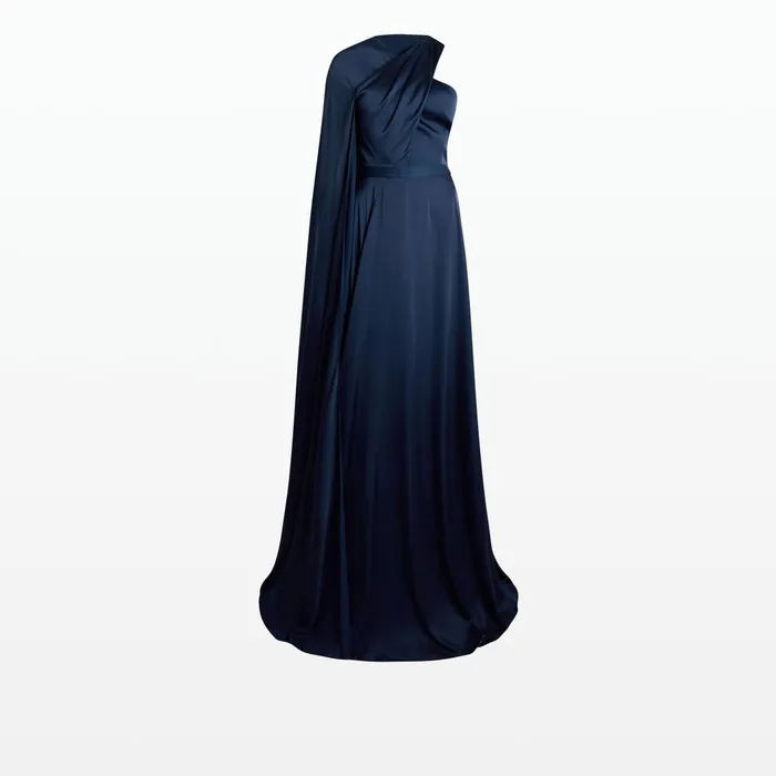 Drapina Sapphire Long Dress Women Safiyaa Dresses