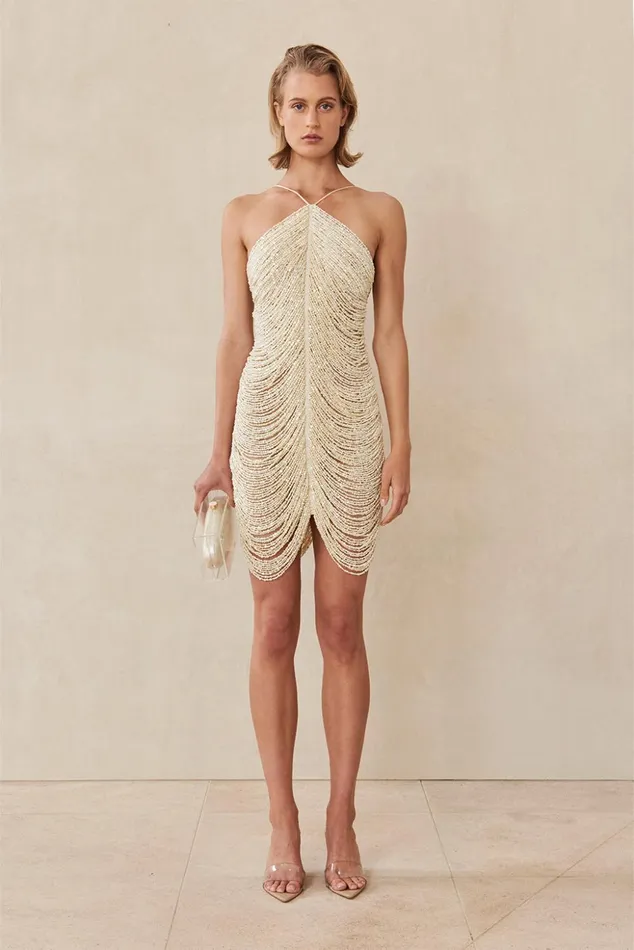 Dresses Women Cult Gaia DOMINA DRESS 8211 OFF WHITE
