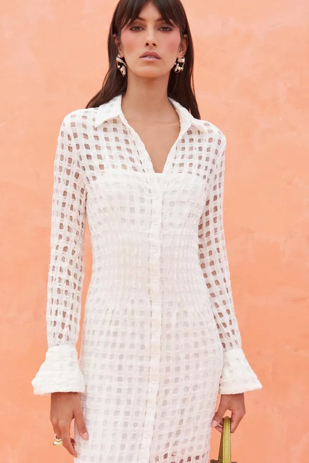 Dresses Women Cult Gaia PERNILLE DRESS 8211 OFF WHITE