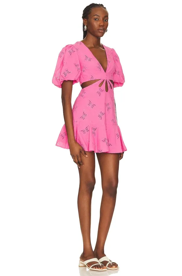 Dresses Women Lovers and Friends Farrah Mini Dress Fuchsia Pink