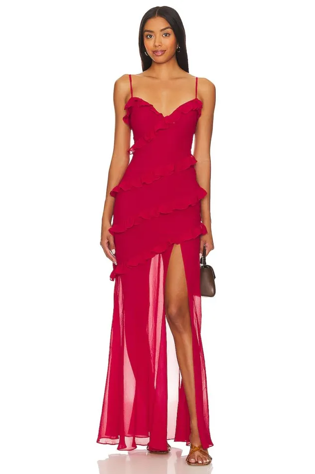 Dresses Women Lovers and Friends Karlie Gown Red