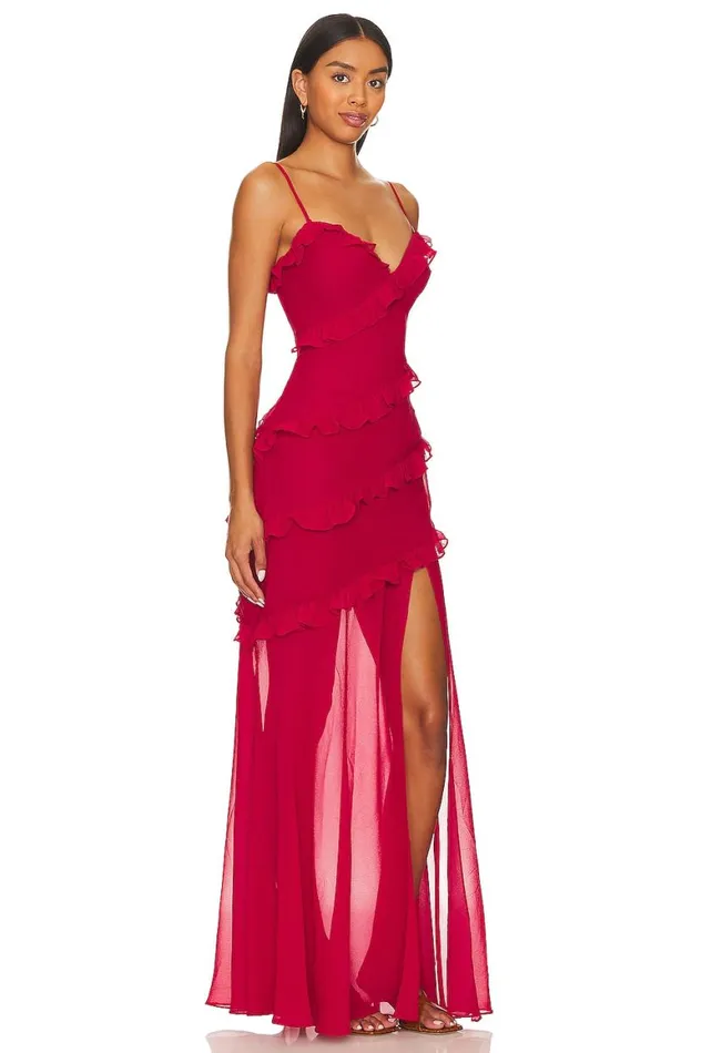 Dresses Women Lovers and Friends Karlie Gown Red