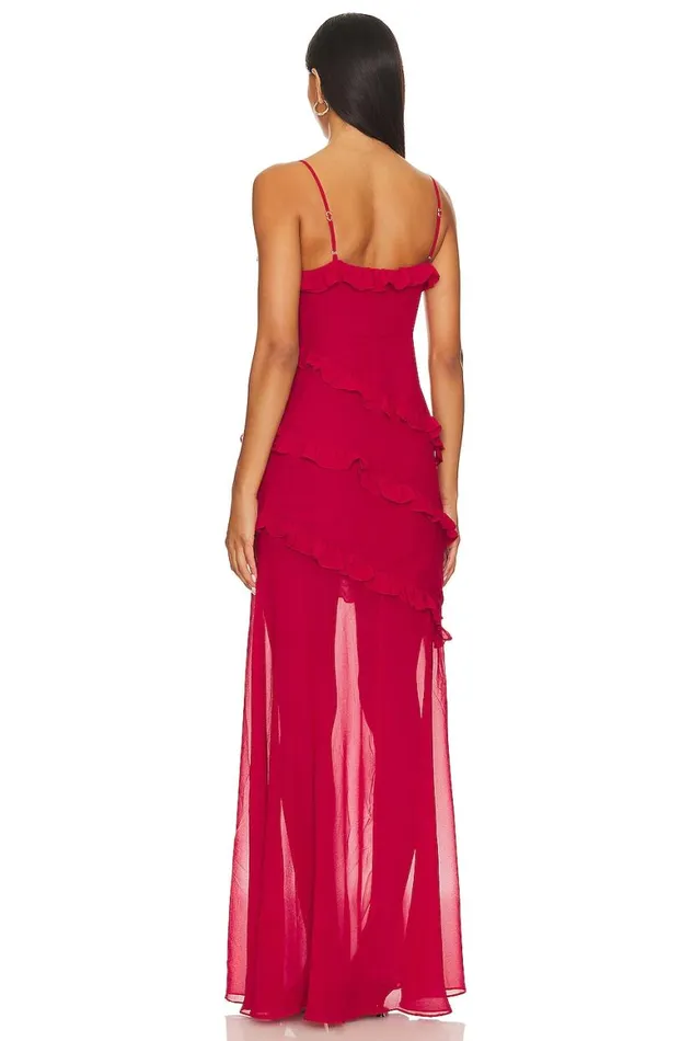 Dresses Women Lovers and Friends Karlie Gown Red