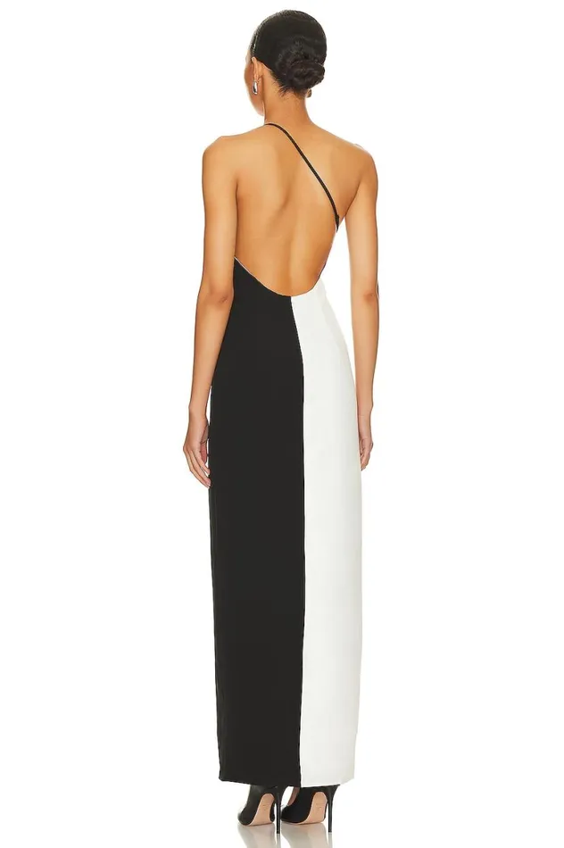 Dresses Women Lovers and Friends Naomi Gown Black White