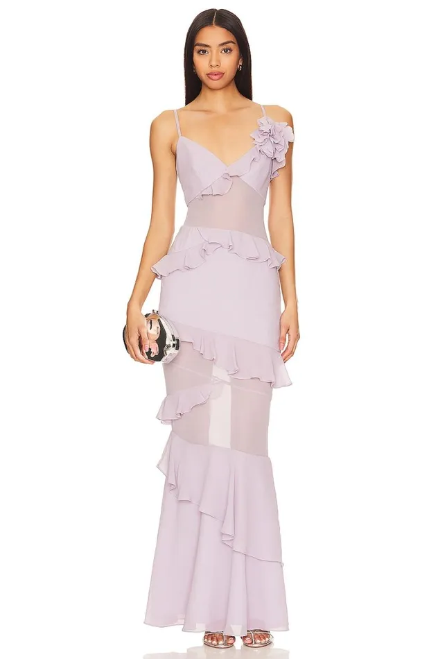 Dresses Women Lovers and Friends Wisteria Gown Periwinkle Purple