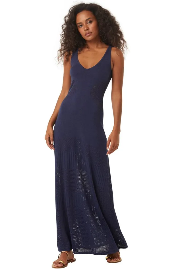 Dresses Women MISA Los Angeles ALLISON DRESS Midnight Blue