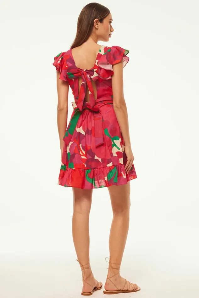 Dresses Women MISA Los Angeles BELINDA DRESS Flora Rosada
