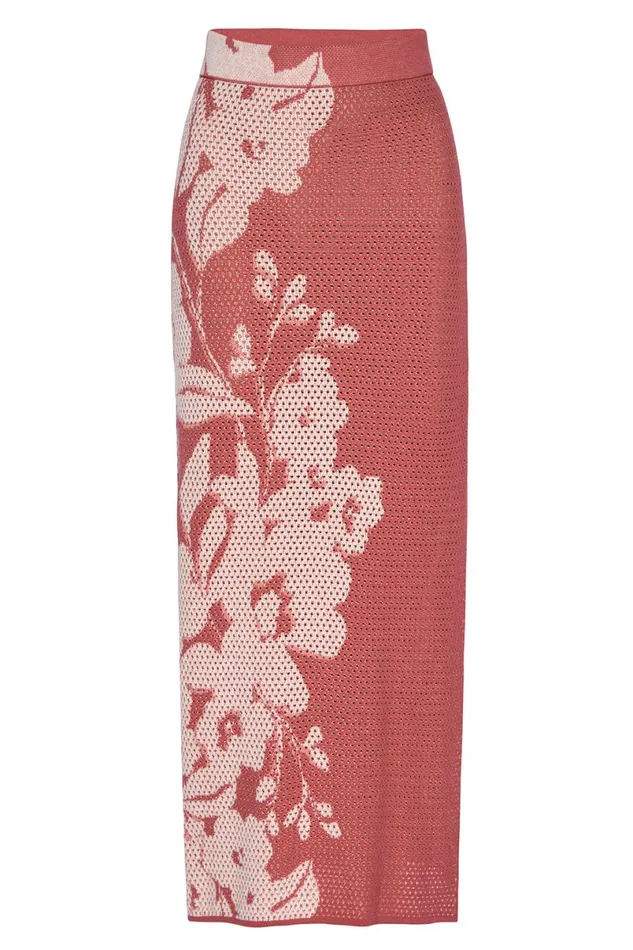 Dresses Women MISA Los Angeles MATTI DRESS Blue Hibiscus Flora