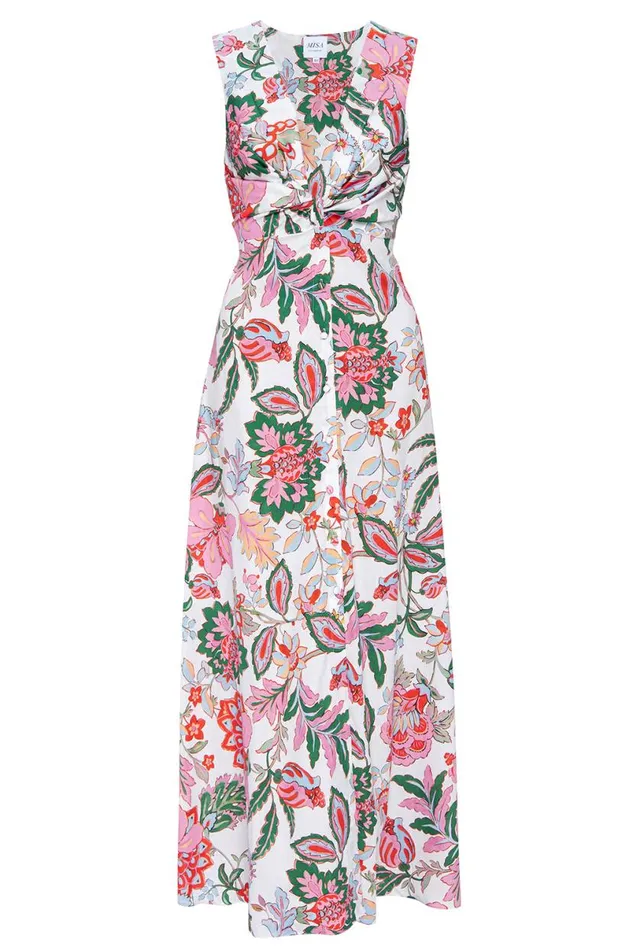 Dresses Women MISA Los Angeles NAJAH DRESS Casablanca Floral