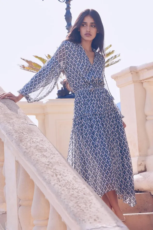 Dresses Women MISA Los Angeles TASIA DRESS Peridot Eyes