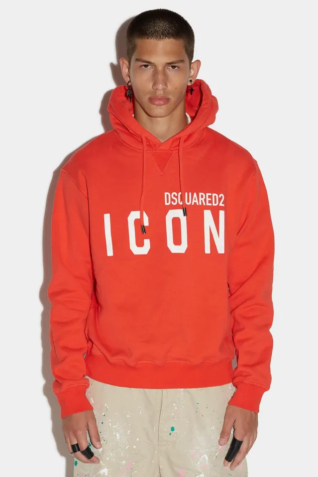 Dsquared2 Be Icon Cool Sweatshirt RED Men Sweatshirts