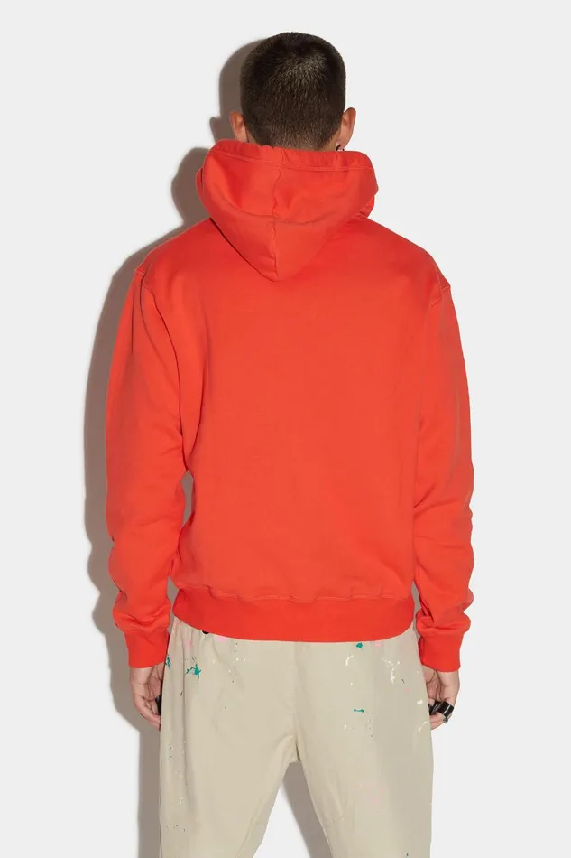 Dsquared2 Be Icon Cool Sweatshirt RED Men Sweatshirts Dsquared2 Be Icon Cool Sweatshirt RED Men Sweatshirts