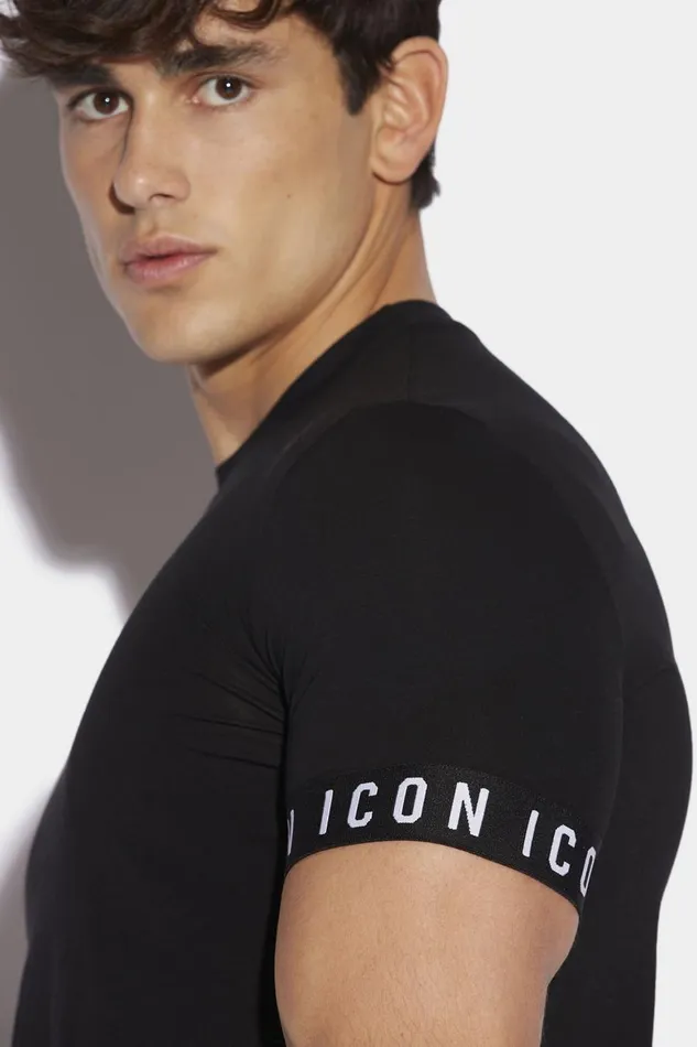 Dsquared2 Be Icon Round Neck TShirt BLACK Men Underwear Dsquared2 Be Icon Round Neck TShirt BLACK Men Underwear