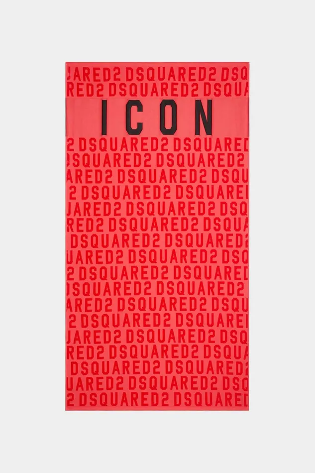 Dsquared2 Be Icon Towel RED Men Beachwear