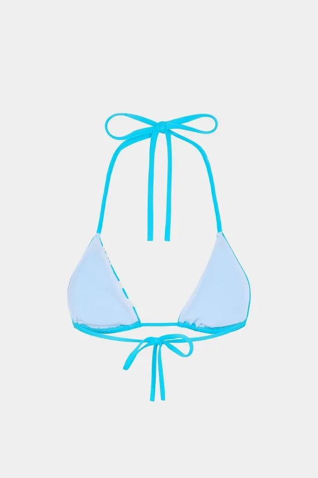 Dsquared2 Be Icon Triangle Top BLUE Women Beachwear Dsquared2 Be Icon Triangle Top BLUE Women Beachwear