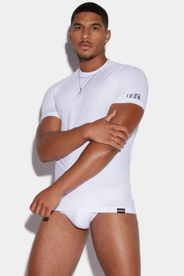Dsquared2 Be Icon Underwear Tshirt WHITE Men Underwear