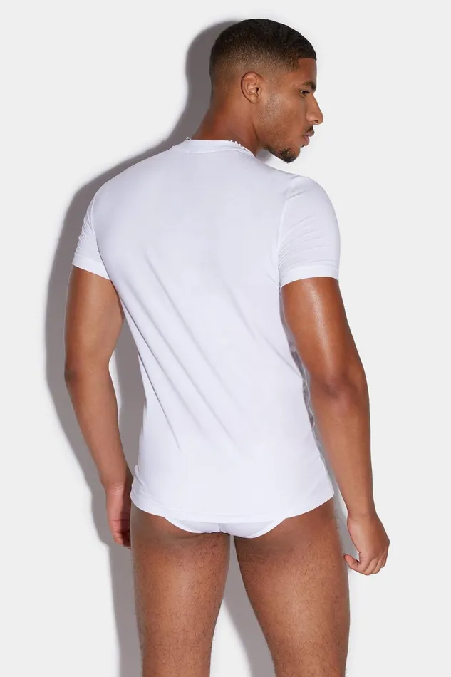 Dsquared2 Be Icon Underwear Tshirt WHITE Men Underwear Dsquared2 Be Icon Underwear Tshirt WHITE Men Underwear