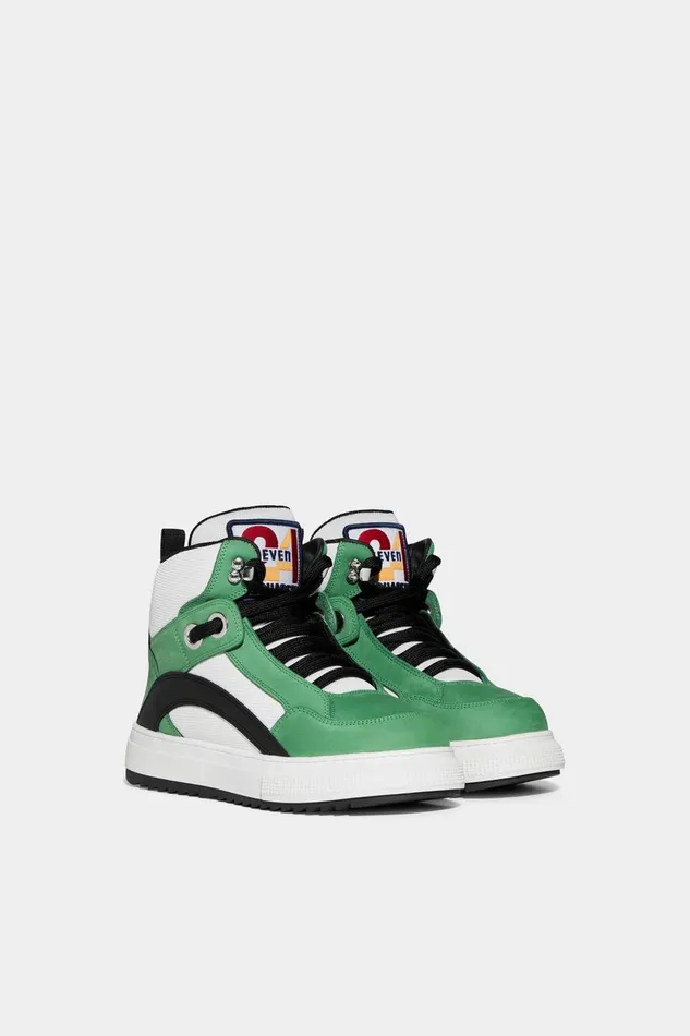 Dsquared2 Boogie Sneakers GREEN Women Sneakers Dsquared2 Boogie Sneakers GREEN Women Sneakers