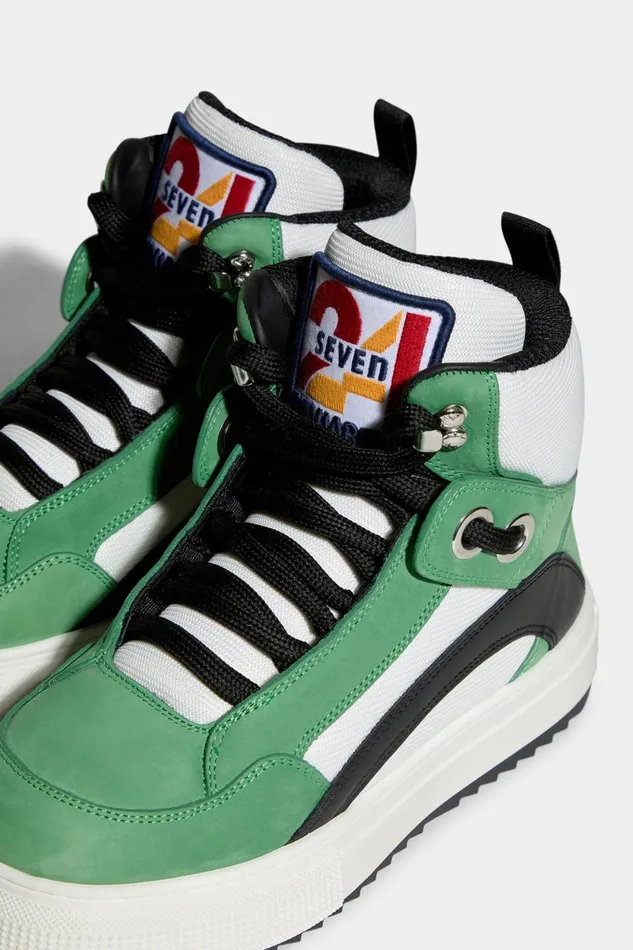 Dsquared2 Boogie Sneakers GREEN Women Sneakers Dsquared2 Boogie Sneakers GREEN Women Sneakers