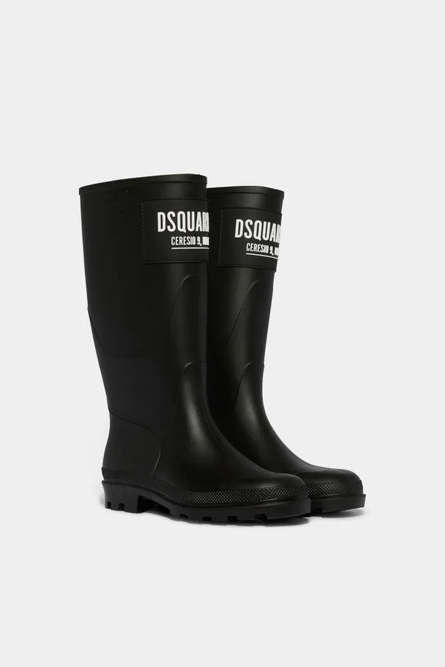 Dsquared2 Ceresio 9 Rain Boots BLACK Men Boots Dsquared2 Ceresio 9 Rain Boots BLACK Men Boots