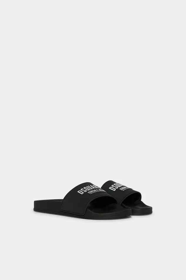 Dsquared2 Ceresio 9 Slides BLACK Men Slides Dsquared2 Ceresio 9 Slides BLACK Men Slides