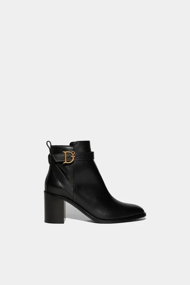 Dsquared2 D2 Statement Ankle Boots BLACK Women Boots