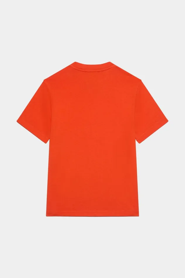 Dsquared2 D2Kids Relax TShirt ORANGE Kids Junior Dsquared2 D2Kids Relax TShirt ORANGE Kids Junior
