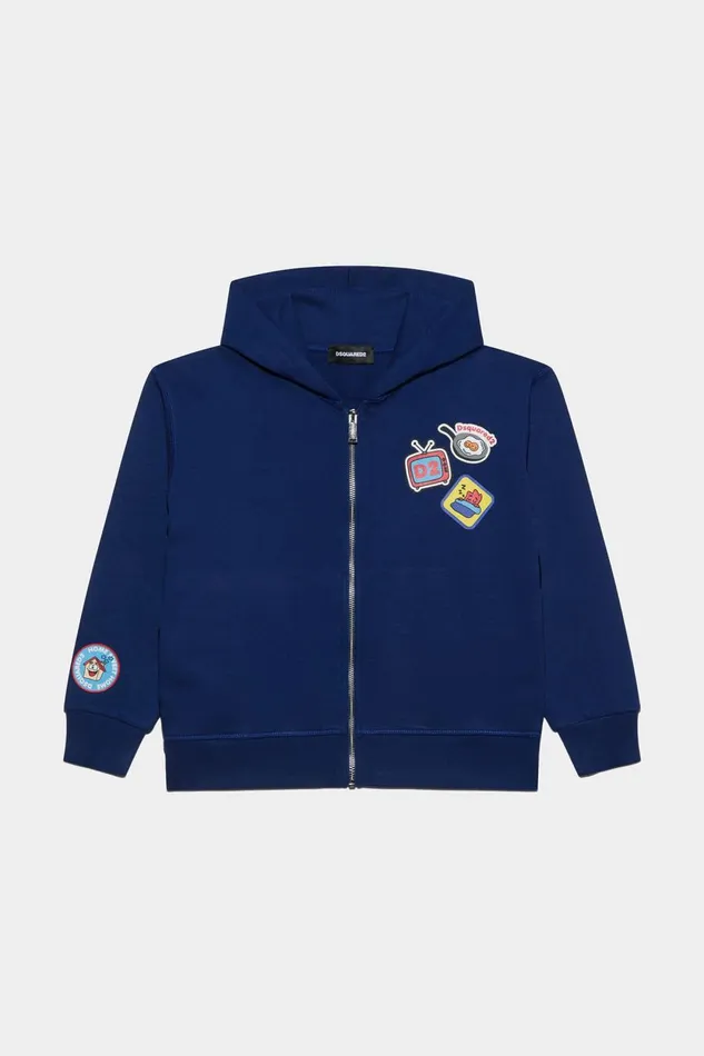 Dsquared2 D2Kids Slouch Sweatshirt BLUE Kids Junior
