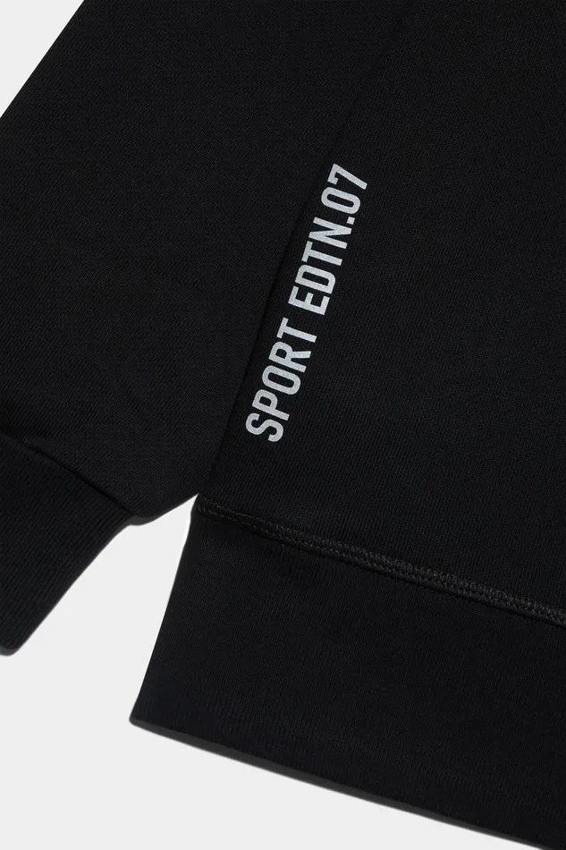 Dsquared2 D2Kids Sport Edtn07 Slouch Sweatshirt BLACK Kids Junior Dsquared2 D2Kids Sport Edtn07 Slouch Sweatshirt BLACK Kids Junior
