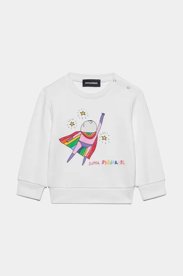 Dsquared2 D2Kids Sweatshirt WHITE Kids New Born