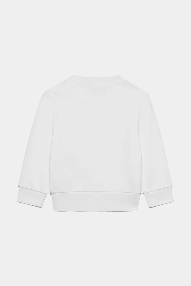 Dsquared2 D2Kids Sweatshirt WHITE Kids New Born Dsquared2 D2Kids Sweatshirt WHITE Kids New Born