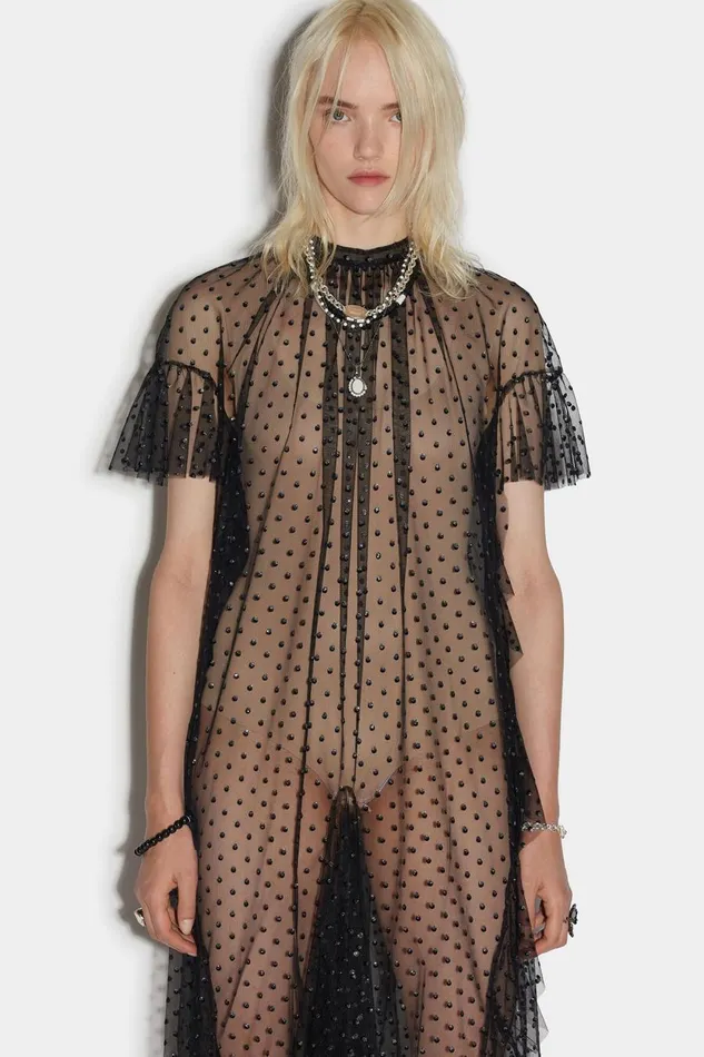 Dsquared2 Dirty Check Dress GREY Women Dresses and Jumpsuits Dsquared2 Dirty Check Dress GREY Women Dresses and Jumpsuits