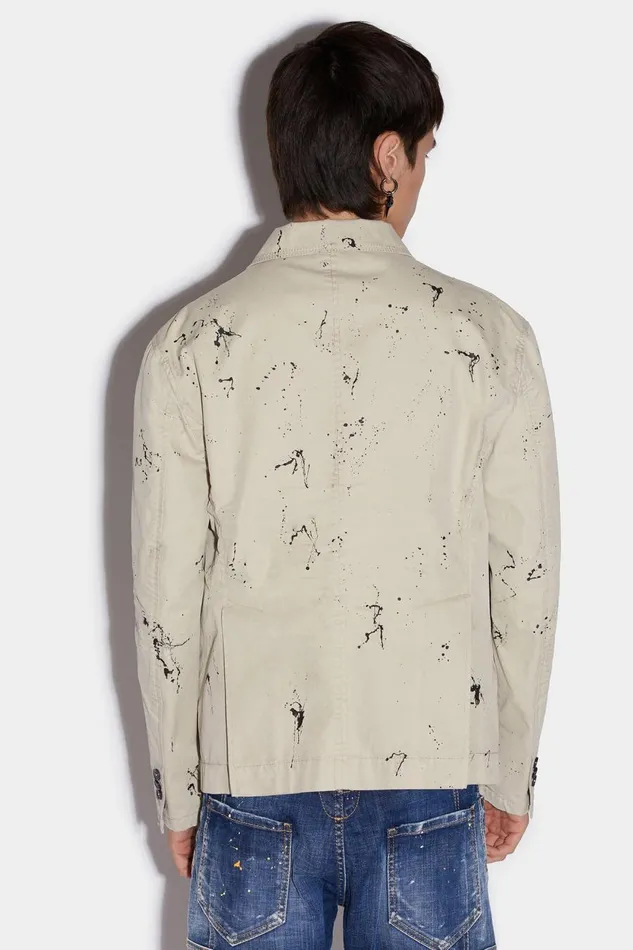 Dsquared2 Drawstring Trench Blazer BEIGE Men Suits and Blazer Dsquared2 Drawstring Trench Blazer BEIGE Men Suits and Blazer