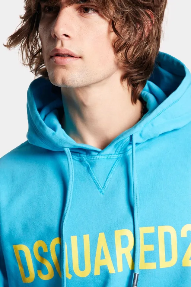 Dsquared2 Dsquared2 Cool Sweatshirt GREEN Men Sweatshirts Dsquared2 Dsquared2 Cool Sweatshirt GREEN Men Sweatshirts