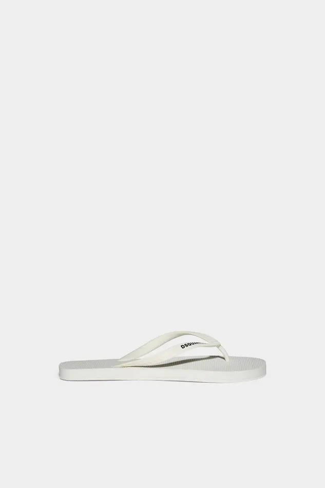 Dsquared2 Dsquared2 Logo Flip Flops WHITE Men Slides