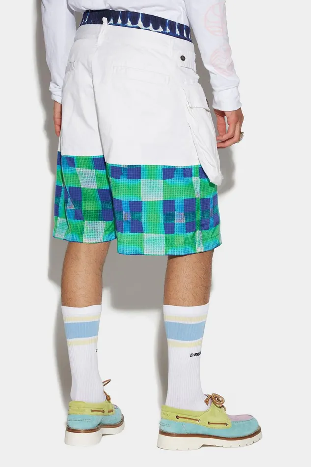 Dsquared2 Elastic Boxer Short WHITE Men Shorts Dsquared2 Elastic Boxer Short WHITE Men Shorts