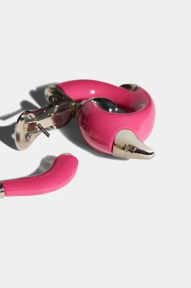 Dsquared2 Flames Earring PINK Women Jewellery Dsquared2 Flames Earring PINK Women Jewellery