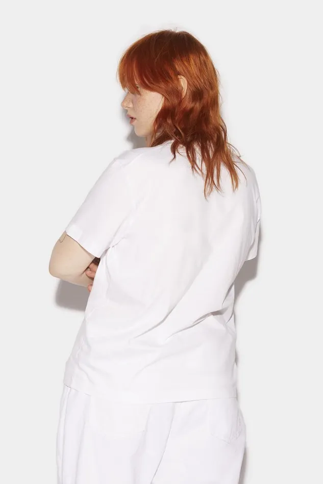 Dsquared2 Honey TShirt WHITE Women Tops and Tshirts Dsquared2 Honey TShirt WHITE Women Tops and Tshirts
